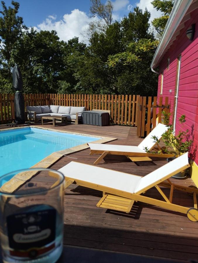 Kaz Kalina - Gites Avec Piscine Partagee Bouillante Buitenkant foto